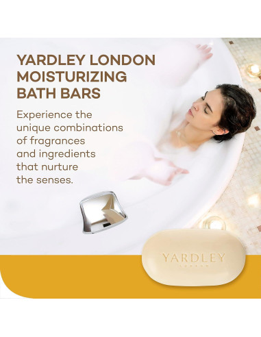 Barra de Baño Hidratante Yardley London Verbena de Limón 113g