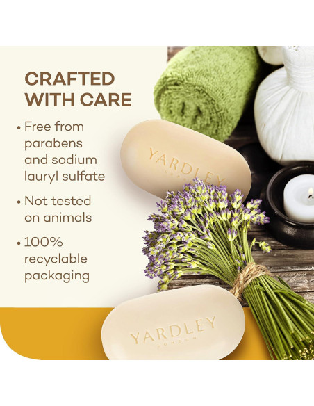 Barra de Baño Hidratante Yardley London Verbena de Limón 113g