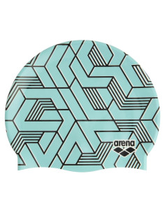 Gorro de natación unisex Arena Print 2 de silicona suave