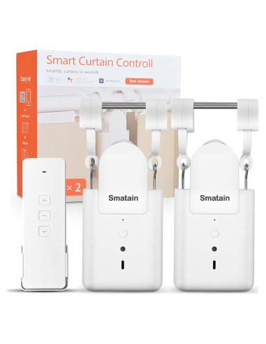 Abridor de Cortinas Automático Smatain - Control Remoto y Voz