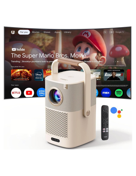 Proyector Portátil Yaber T2 Plus GTV Nativo 1080P con WiFi 6
