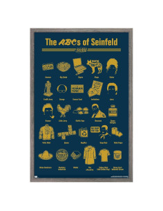 Póster de Pared Trends International Seinfeld 57x37 cm con Marco