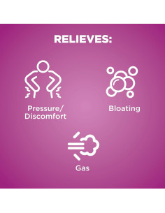 Alivio de Gas Simeticona 180 mg Amazon Basic Care 60 Cápsulas 2