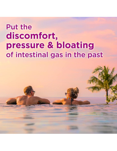 Alivio de Gas Simeticona 180 mg Amazon Basic Care 60 Cápsulas