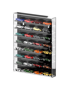 Estante de Exhibición para Autos 1/64 Alyoen - Montado en Pared