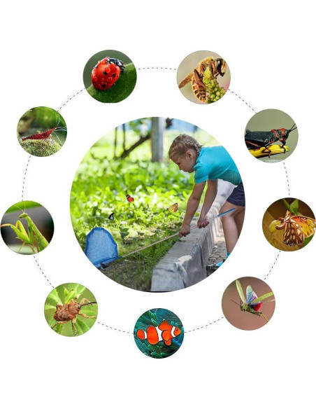 Red de Pesca de Mariposas Telescópica NAODONGLI 86.9 cm