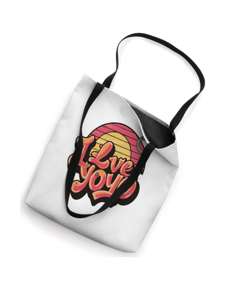 Bolsa Tote Vintage I Love Yoyo 40.64x40.64cm Algodón