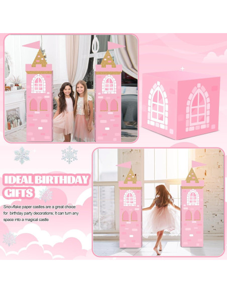 Decoración de Fiesta de Princesa Bucherry 13 Piezas Rosa