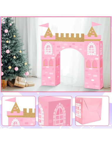 Decoración de Fiesta de Princesa Bucherry 13 Piezas Rosa