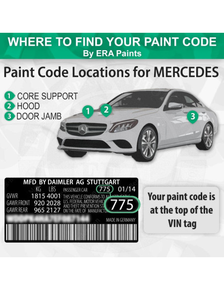 Pintura Automotriz en Spray ERA 701/7701 Gris Pebble 340ml