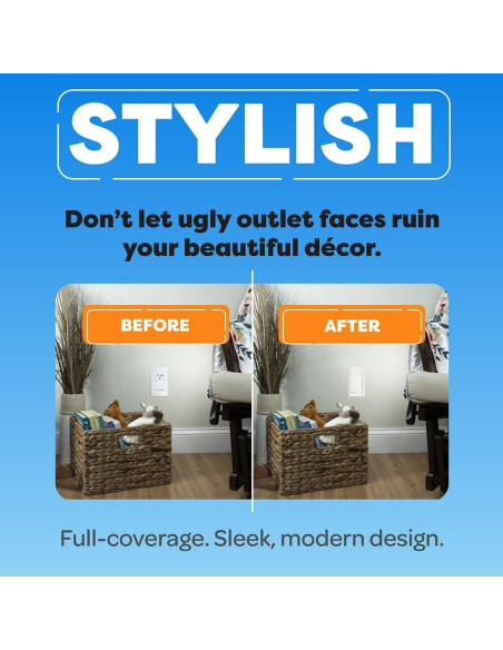 Cubierta de Enchufe a Prueba de Niños Escudo de Enchufe 2 Pzas