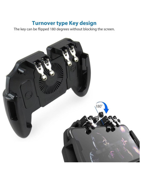 Controlador de Juego con Ventilador de Enfriamiento Tomoda 4.7-6.5"
