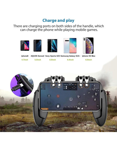 Controlador de Juego con Ventilador de Enfriamiento Tomoda 4.7-6.5"