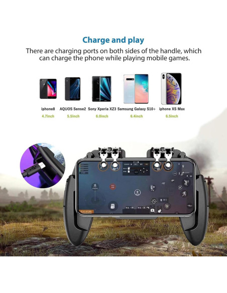 Controlador de Juego con Ventilador de Enfriamiento Tomoda 4.7-6.5"