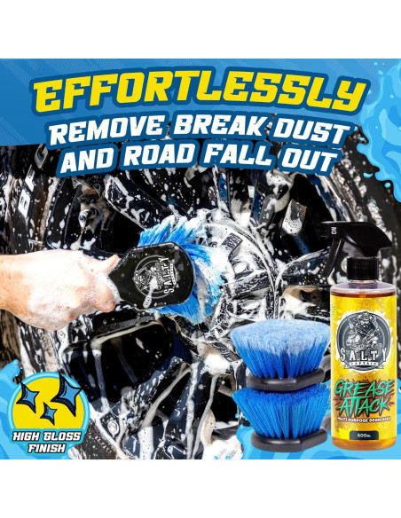 Kit de Limpieza de Autos Salty Captain 15 Piezas - Cubo 15L