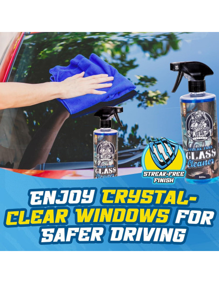 Kit de Limpieza de Autos Salty Captain 15 Piezas - Cubo 15L