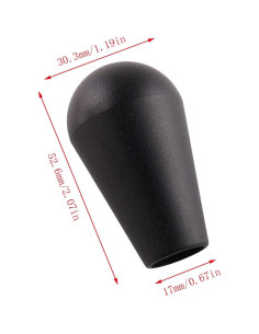 Joystick E-excepcional 2pcs Estilo Americano Rojo y Negro 2