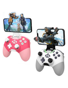 Juego de 2 Controladores Bluetooth Aghi para Nintendo Switch y PC