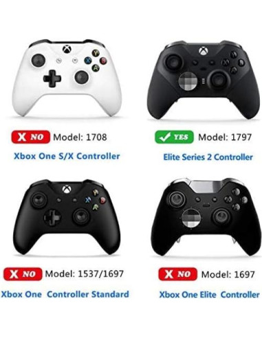 Piezas de Reemplazo Joysticks Metal para Controlador Xbox Elite 2 Rojo