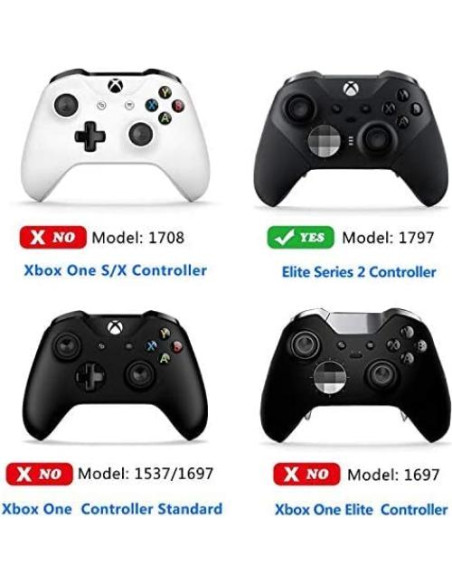 Piezas de Reemplazo Joysticks Metal para Controlador Xbox Elite 2 Rojo