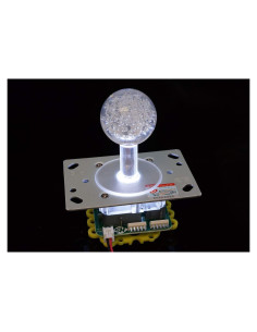 Joystick LED Genérico 2-4-8 Vías con Bola Blanca