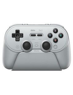 Controlador Bluetooth 8BitDo Pro 3 para Switch y PC - Gris