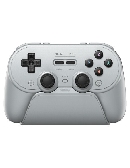 Controlador Bluetooth 8BitDo Pro 3 para Switch y PC - Gris