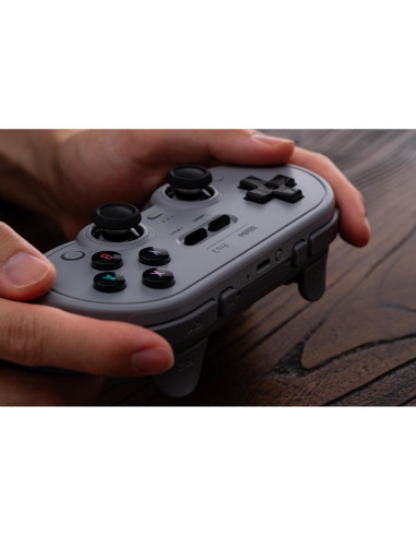 Controlador Bluetooth 8BitDo Pro 3 para Switch y PC - Gris