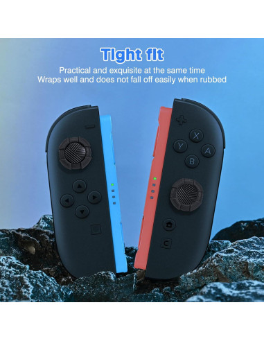 Agarraderas de Silicona DLseego para Nintendo Switch 2 - Negro