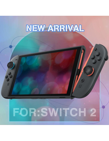 Agarraderas de Silicona DLseego para Nintendo Switch 2 - Negro