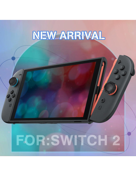 Agarraderas de Silicona DLseego para Nintendo Switch 2 - Negro