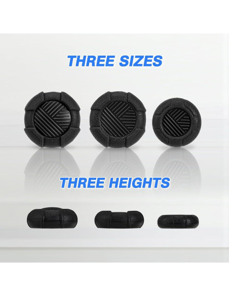 Agarraderas de Silicona DLseego para Nintendo Switch 2 - Negro