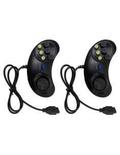 Controlador USB 6 Botones USonline911 para Sega Genesis - 2 Pcs