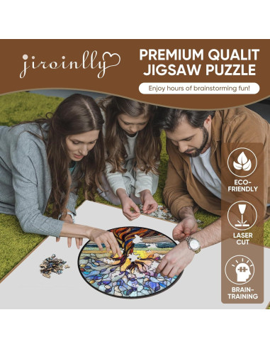 Rompecabezas de Madera 200 Piezas Jiroinlly Árbol de la Vida 28.4cm