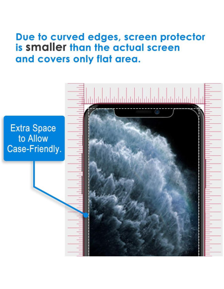 Protector de Pantalla JETech Vidrio Templado para iPhone 11 Pro Max 6.5"