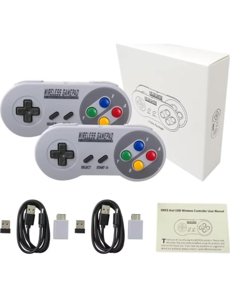 Controlador Inalámbrico 2.4G USonline911 para SNES Mini