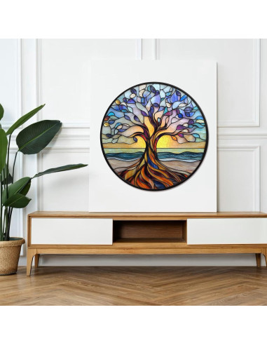 Rompecabezas de Madera 200 Piezas Jiroinlly Árbol de la Vida 28.4cm