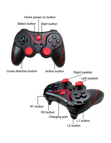 Controlador de Juego Inalámbrico Bluetooth USonline911 para Android y PC