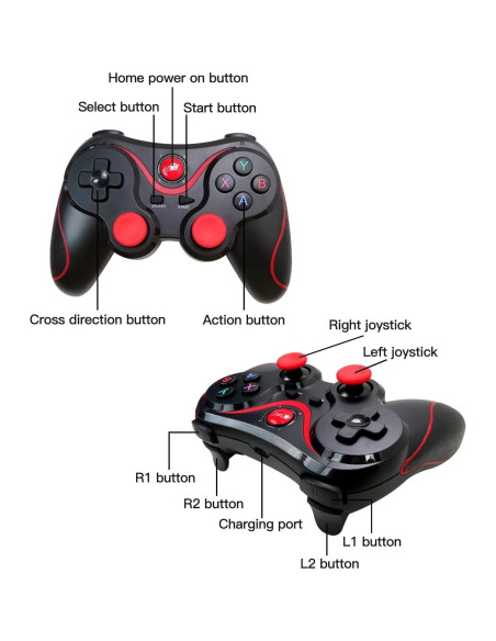 Controlador de Juego Inalámbrico Bluetooth USonline911 para Android y PC