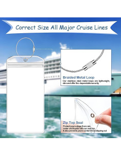 Etiquetas de Equipaje Impermeables YOKRWO - Paquete de 4 2