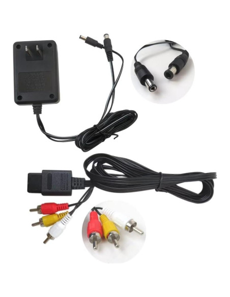 Paquete de 2 Gamepads con Cable para Nintendo SNES Gris