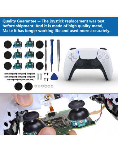 Paquete de 6 Joysticks Analógicos 3D HaeKap para PS5