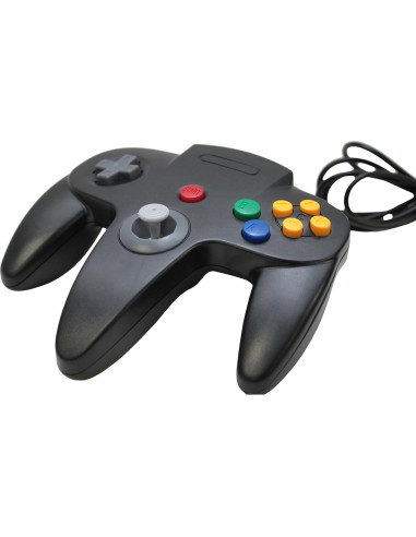 Controlador USB Retro N64 para PC y Mac - Negro