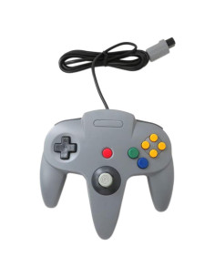 Controlador Con Cable N64 USonline911 Gris para Consola N64