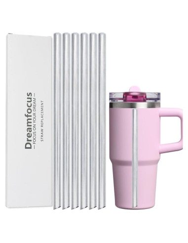 Popote de Acero Inoxidable Dreamfocus para Vaso Stanley 414 ml