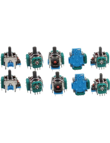 Ejes de Joystick 3D Analógico GRABOTE - Paquete de 10 Unidades