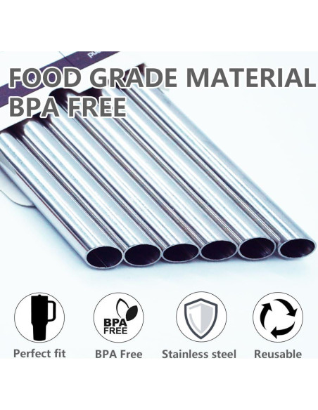 Popote de Acero Inoxidable Dreamfocus para Vaso Stanley 414 ml