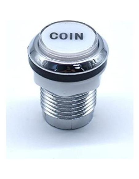 Botones LED de Arcade Arcity 30mm Cromados 12V con Microinterruptor