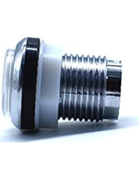 Botones LED de Arcade Arcity 30mm Cromados 12V con Microinterruptor