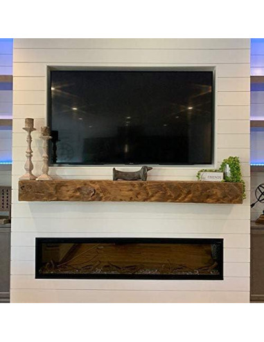 Mantel de Madera Maciza Wilson 121.92 cm Miel Rústico